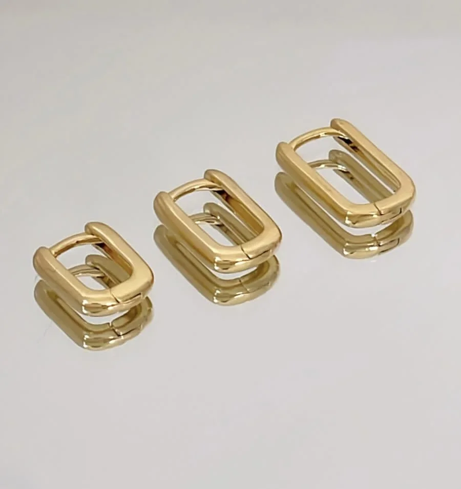 Trio argola retangular click